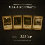 Alla 4 mordgåtor – Lanseringserbjudande